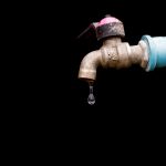 water dripping from a faucet