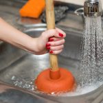 clogged sink